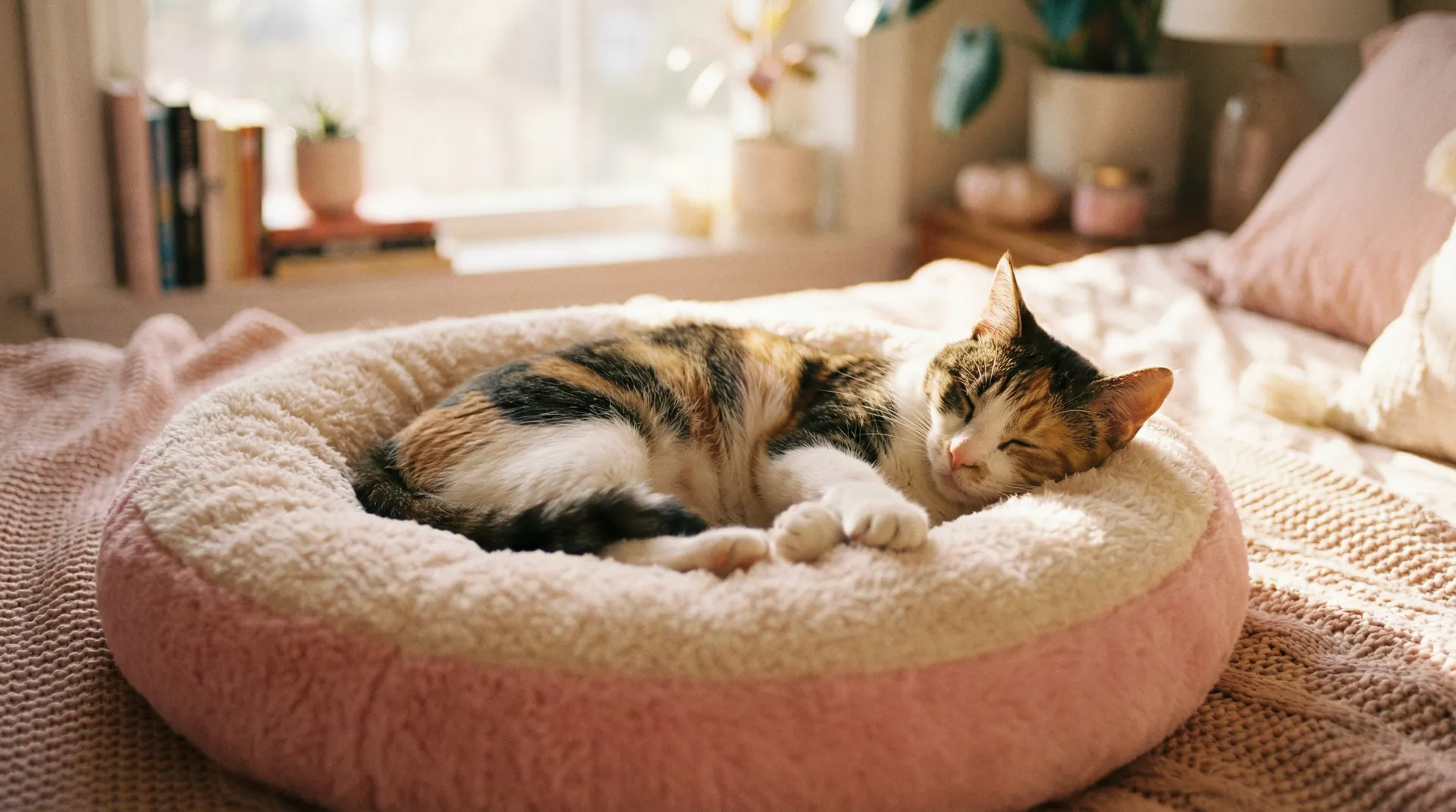 三花猫安静入睡 - 抖阴视频